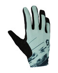 SCOTT Cyklistické rukavice dlhoprsté - RIDANCE - zelená/čierna