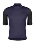 SCOTT Cyklistický dres s krátkym rukávom - GRAVEL 10 - modrá/čierna