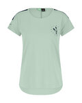 SCOTT Cyklistické tričko s krátkym rukávom - TRAIL FLOW DRI SS W - svetlo zelená