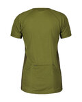 SCOTT Cyklistický dres s krátkym rukávom - TRAIL FLOW W - zelená