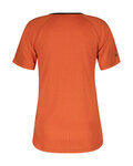 SCOTT Cyklistický dres s krátkym rukávom - TRAIL VERTIC W - oranžová