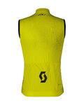 SCOTT Cyklistický dres bez rukávov - PRO - žltá