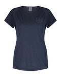 SCOTT Cyklistické tričko s krátkym rukávom - DEFINED MERINO TECH SS W - modrá