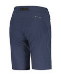 SCOTT Cyklistické nohavice krátke bez trakov - EXPLORAIR TECH - modrá