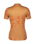 SCOTT Cyklistický dres s krátkym rukávom - ENDURANCE 20 - oranžová