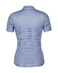 SCOTT Cyklistický dres s krátkym rukávom - ENDURANCE 20 - svetlo modrá