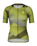 SCOTT Cyklistický dres s krátkym rukávom - RC PREMIUM CLIMBER - zelená