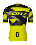SCOTT Cyklistický dres s krátkym rukávom - PREMIUM CLIMBER - žltá/čierna
