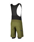 SCOTT Cyklistické nohavice krátke s trakmi - GRAVEL HYBRID +++ - zelená/čierna