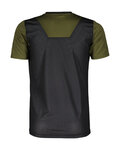 SCOTT Cyklistický dres s krátkym rukávom - TRAIL VERTIC 10 SS JR - čierna/zelená