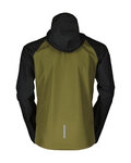 SCOTT Cyklistická vetruodolná bunda - WP JR - zelená/čierna