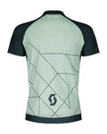 SCOTT Cyklistický dres s krátkym rukávom - RC TEAM SS JR - svetlo zelená