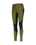 SCOTT Cyklistické nohavice dlhé bez trakov - EXPLORAIR FULL W - zelená/čierna