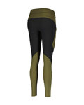 SCOTT Cyklistické nohavice dlhé bez trakov - EXPLORAIR FULL W - zelená/čierna
