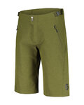 SCOTT Cyklistické nohavice krátke bez trakov - TRAIL FLOW PRO - zelená
