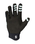 SCOTT Cyklistické rukavice dlhoprsté - DH FACTORY - zelená/čierna