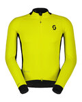 SCOTT Cyklistická vetruodolná bunda - RC PRO WARM GTX WS - žltá/čierna