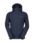 SCOTT Cyklistická vetruodolná bunda - EXPLORAIR SOFTSHELL SL - modrá