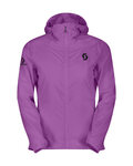 SCOTT Cyklistická vetruodolná bunda - EXPLORAIR LIGHT WB W - fialová