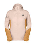 SCOTT Cyklistická vetruodolná bunda - EXPLORAIR LIGHT WB W - ružová/béžová