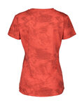 SCOTT Cyklistické tričko s krátkym rukávom - DRI TIE DYE W - červená
