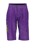 SCOTT Cyklistické nohavice krátke bez trakov - RC PROGRESSIVE - fialová