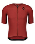 SCOTT Cyklistický dres s krátkym rukávom - ULTD. AERO - červená