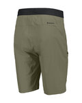 SCOTT Cyklistické nohavice krátke bez trakov - EXPLORAIR LIGHT - zelená
