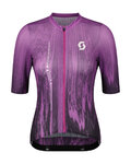 SCOTT Cyklistický dres s krátkym rukávom - ULTD SL W - fialová/čierna