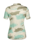 SCOTT Cyklistický dres s krátkym rukávom - ENDURANCE 10 W - biela/zelená