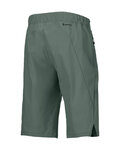 SCOTT Cyklistické nohavice krátke bez trakov - TRAIL VERTIC W/PAD - zelená