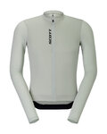 SCOTT Cyklistický dres s dlhým rukávom letný - PRO - šedá