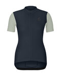 SCOTT Cyklistický dres s krátkym rukávom - ENDURANCE W - modrá/šedá