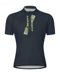 SCOTT Cyklistický dres s krátkym rukávom - JUNIOR - modrá/žltá