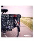 BASIL Cyklistická taška - WANDERLUST-DOUBLE BAG - čierna