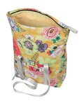 BASIL Cyklistická taška - BLOOM SHOPPER - žltá/červená