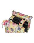 BASIL Cyklistická taška - BLOOM DOUBLE BAG MIK - žltá/červená