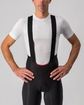 CASTELLI Cyklistické nohavice dlhé s trakmi - NANO FLEX PRO 2 - čierna