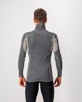 CASTELLI Cyklistické tričko s dlhým rukávom - FLANDERS WARM NECK - šedá