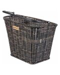 BASIL košík - BREMEN RATTAN LOOK BE/KF - čierna/hnedá