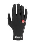 CASTELLI Cyklistické rukavice dlhoprsté - PERFETTO LIGHT - čierna