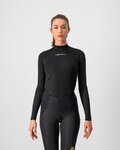CASTELLI Cyklistické tričko s dlhým rukávom - FLANDERS 2 W WARM - čierna