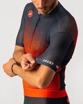 CASTELLI Cyklistický dres s krátkym rukávom - INSIDER - oranžová/červená