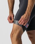 CASTELLI Cyklistické nohavice krátke s trakmi - ENTRATA - čierna
