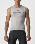 CASTELLI Cyklistické tričko bez rukávov - ACTIVE COOLING - šedá