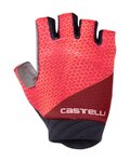CASTELLI Cyklistické rukavice krátkoprsté - ROUBAIX GEL 2W - ružová