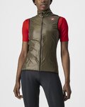CASTELLI Cyklistická vesta - ARIA W VEST - zelená