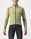 CASTELLI Cyklistická zateplená bunda - ALPHA ROS 2 LIGHT - svetlo zelená