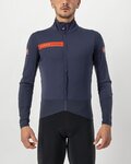 CASTELLI Cyklistická zateplená bunda - BETA ROS - modrá