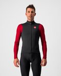 CASTELLI Cyklistická vesta - PRO THERMAL MID - čierna